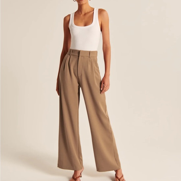 Daisy Grace Wide-Leg Pants - Small - Brown - Picture 6 of 7
